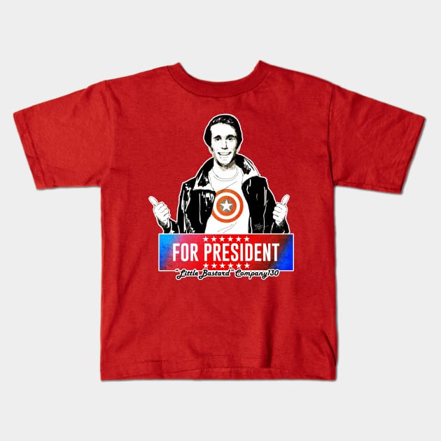 For President Kids T-Shirt by LittleBastard